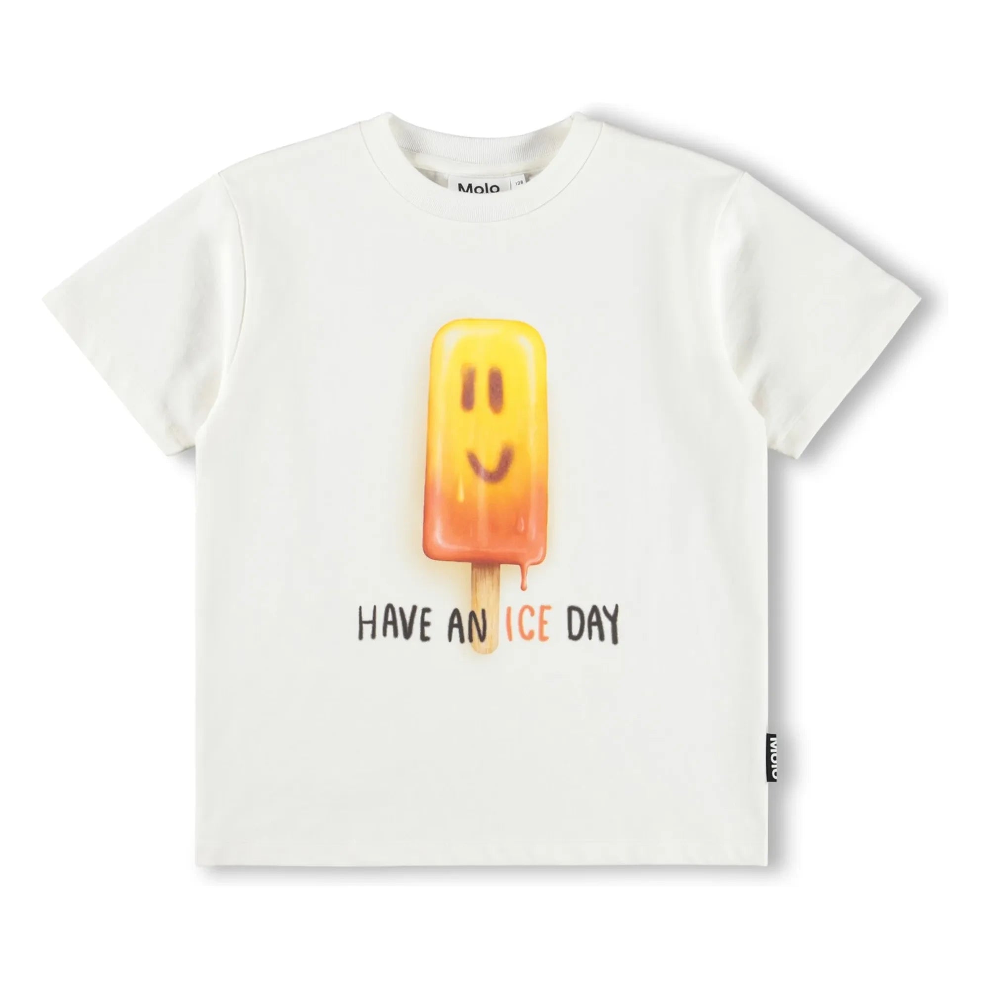 Molo - Riley T-Shirt Ice Organic Cotton | White