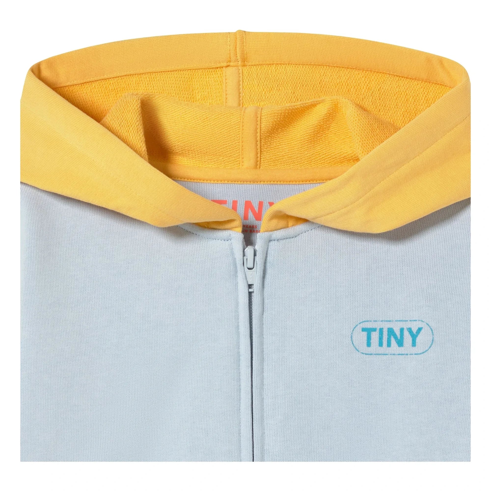 Tinycottons - Hoodie aus Bio-Baumwolle mit Farbblock-Muster | Grün