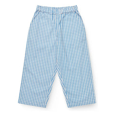 Copenhagen Colors - Hahnentritt-Hose aus Bio-Baumwolle | Blau