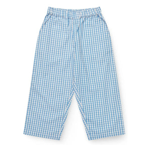 Copenhagen Colors - Hahnentritt-Hose aus Bio-Baumwolle | Blau