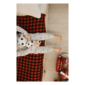 Petit Lem - Dalmatians organik pamuk pijama | Gri
