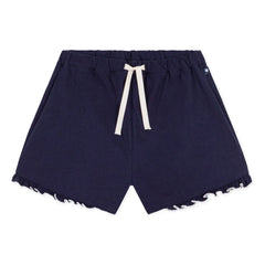 Petit Bateau - Flounced shorts | Midnight blue