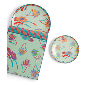 Lisa Corti - Japanese porcelain plates - Set of 2 | Green