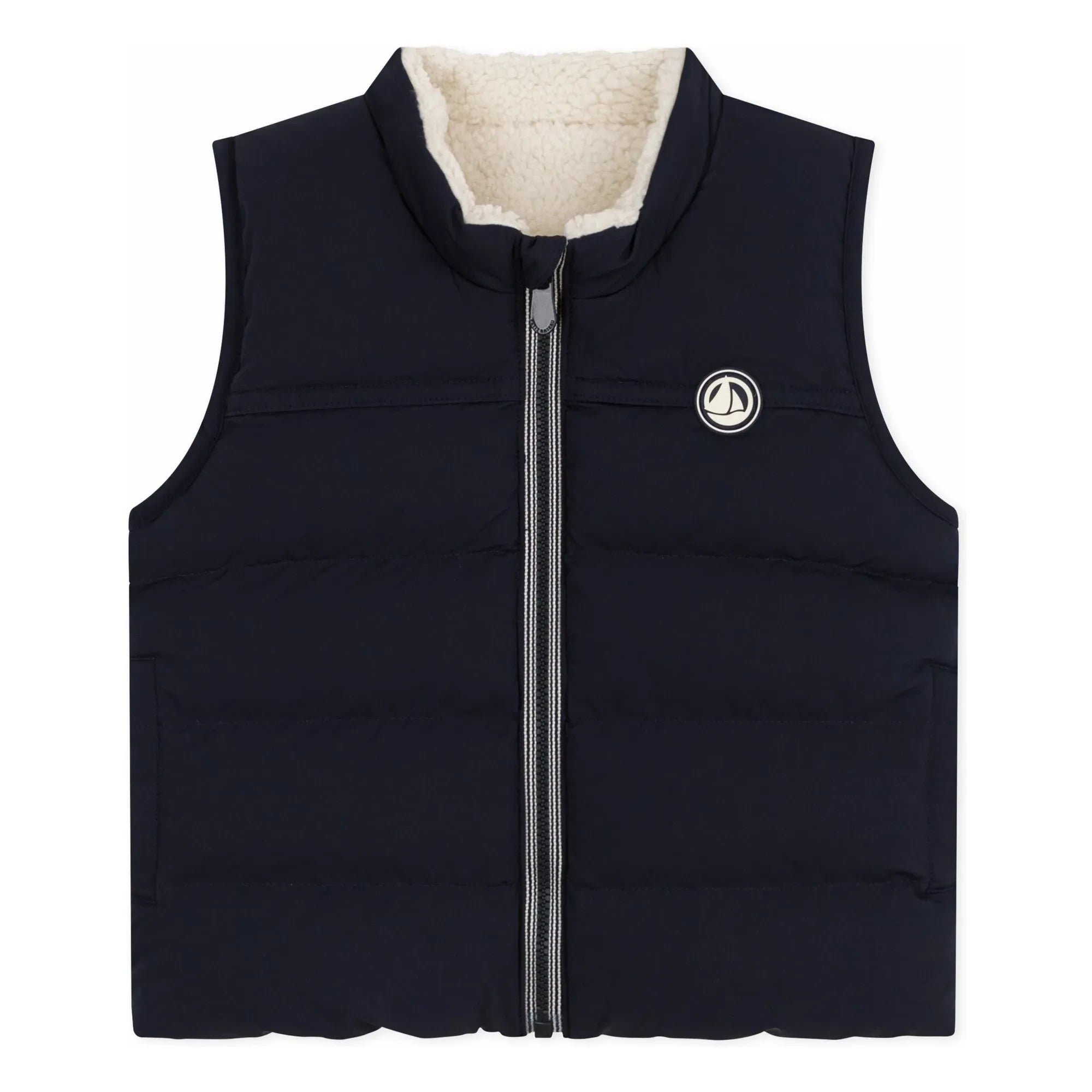Petit Bateau - Logo Kolsuz Şişme Yelek | Lacivert