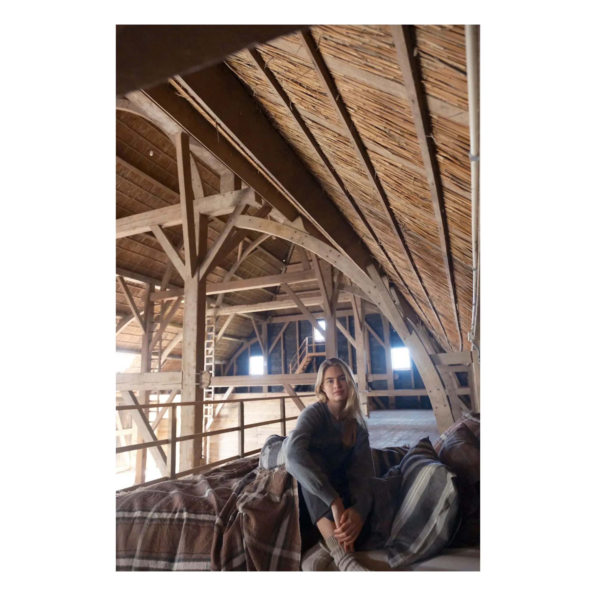 Libeco - Rowan keten yatak örtüsü | Kiremit