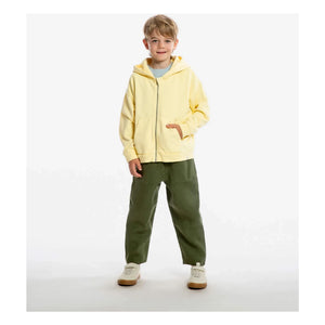 Matona - Kapuzen-Sweatjacke aus Bio-Baumwolle | Blassgelb