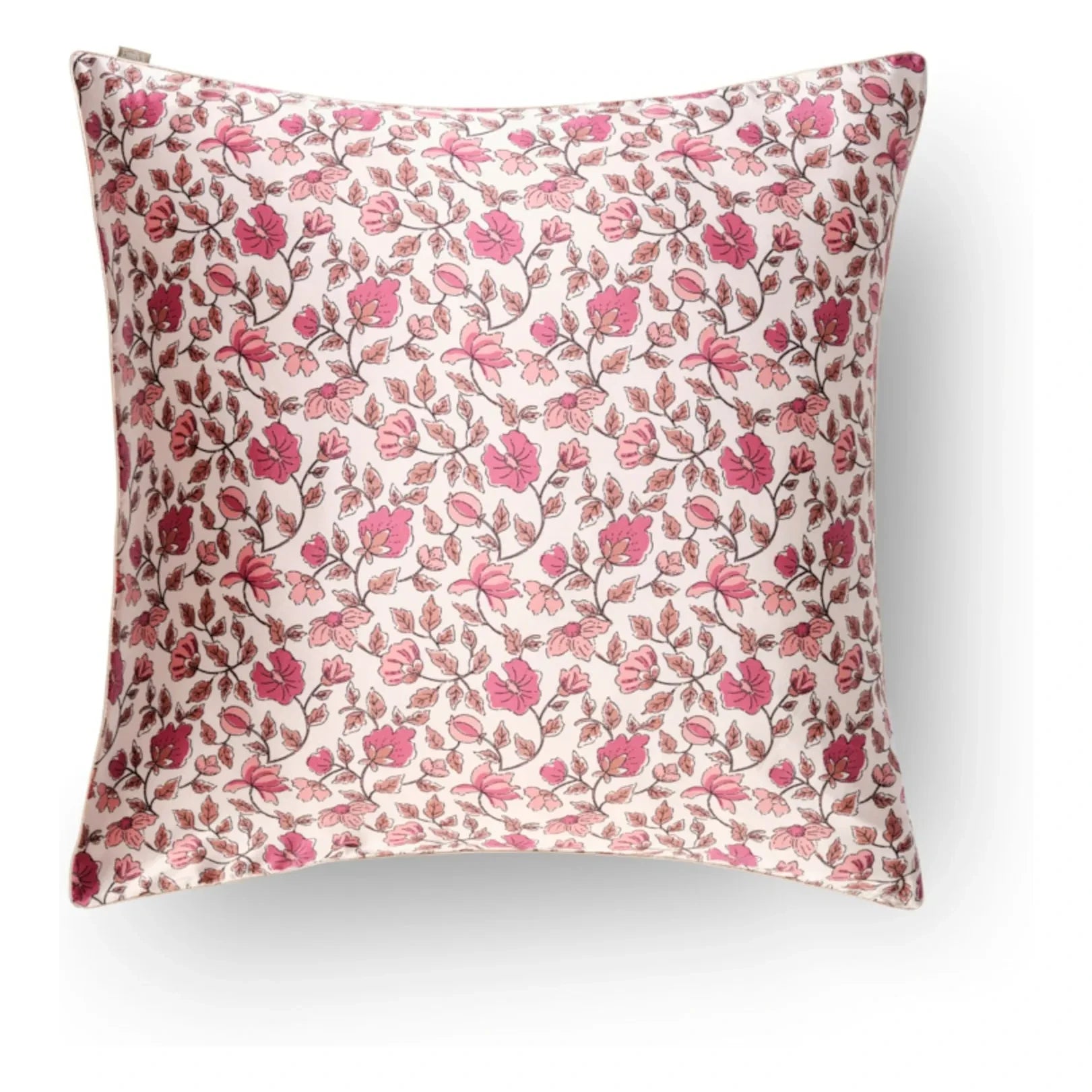 Emily's Pillow - Floral Pattern Mulberry Silk Pillowcase | Pink