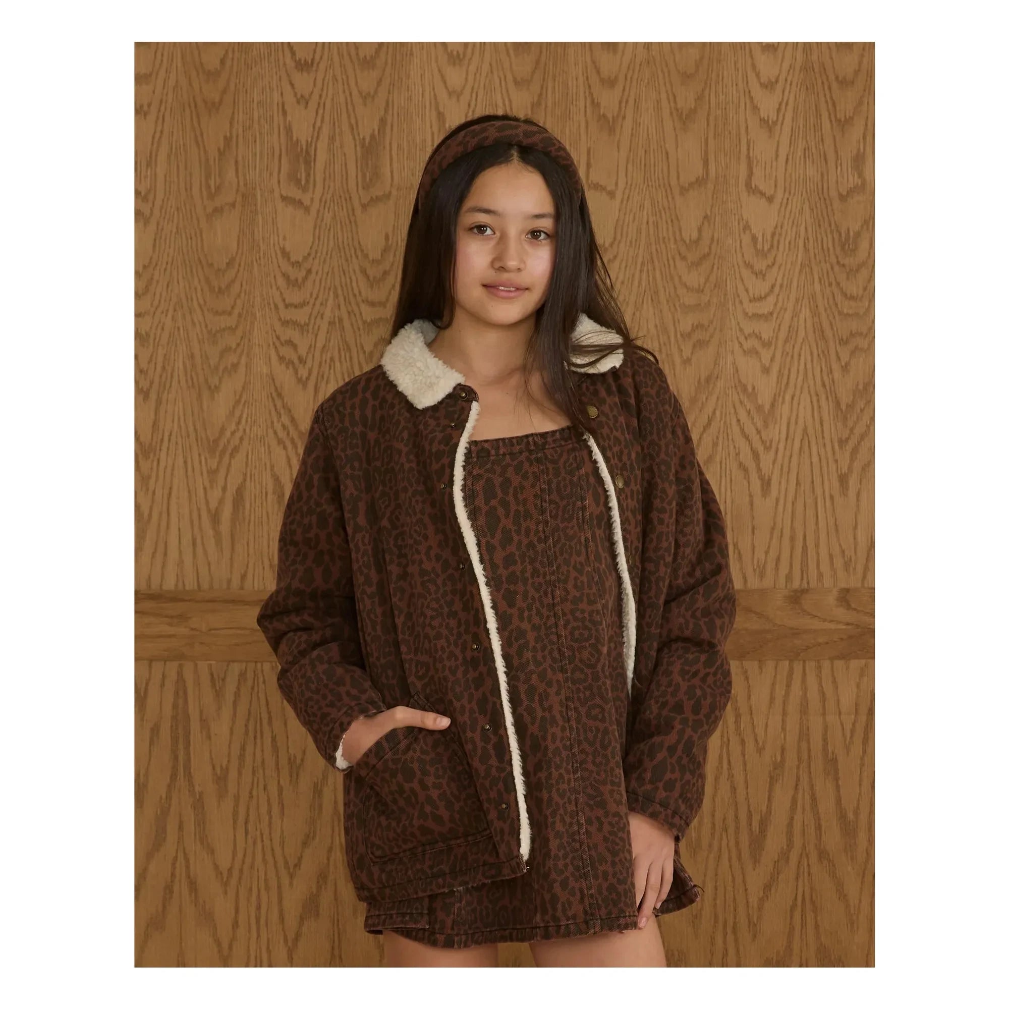 Rylee + Cru - Leopardenjacke | Braun