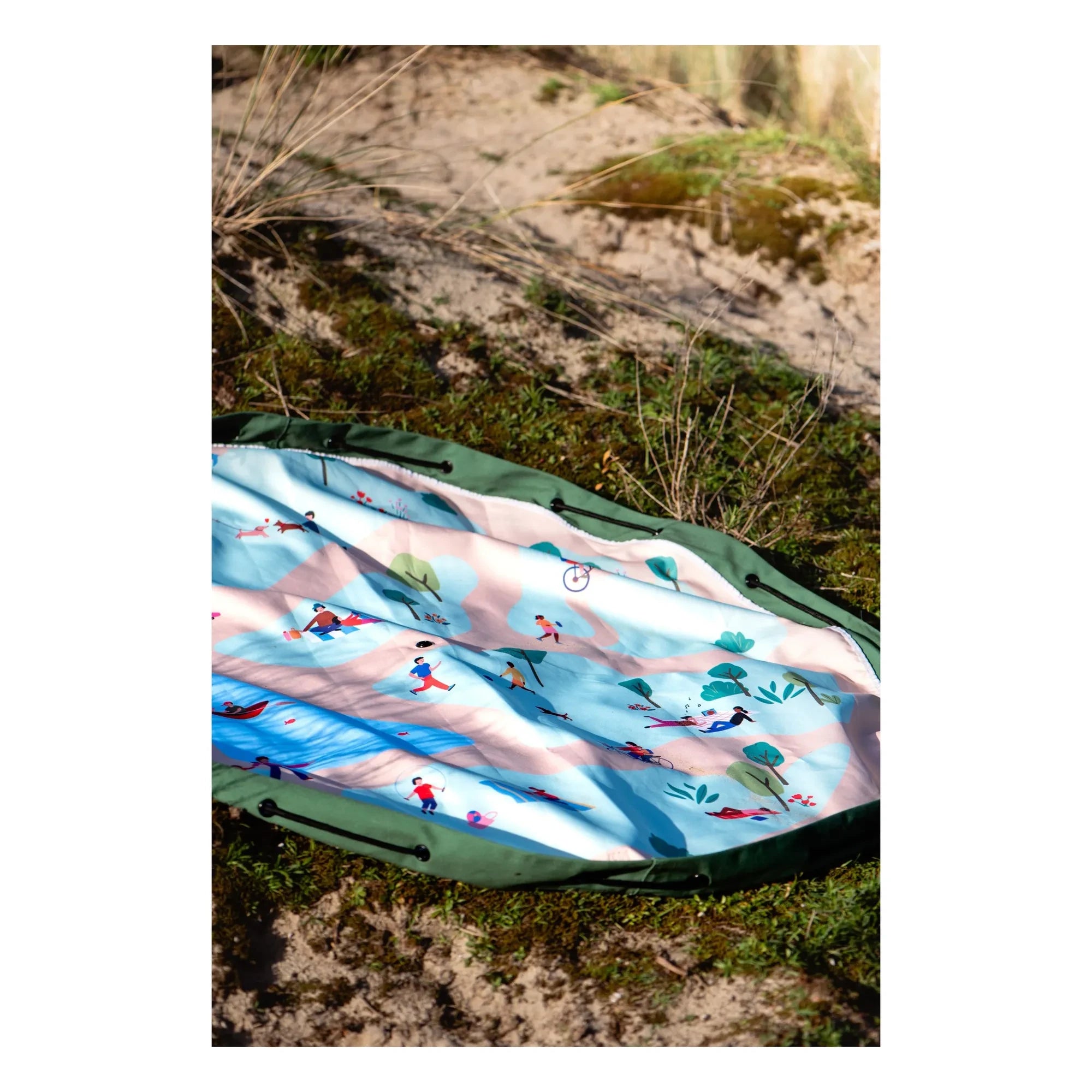 Play and Go - Tasche / Noomad Outdoor-Spielmatte - Park | Grün