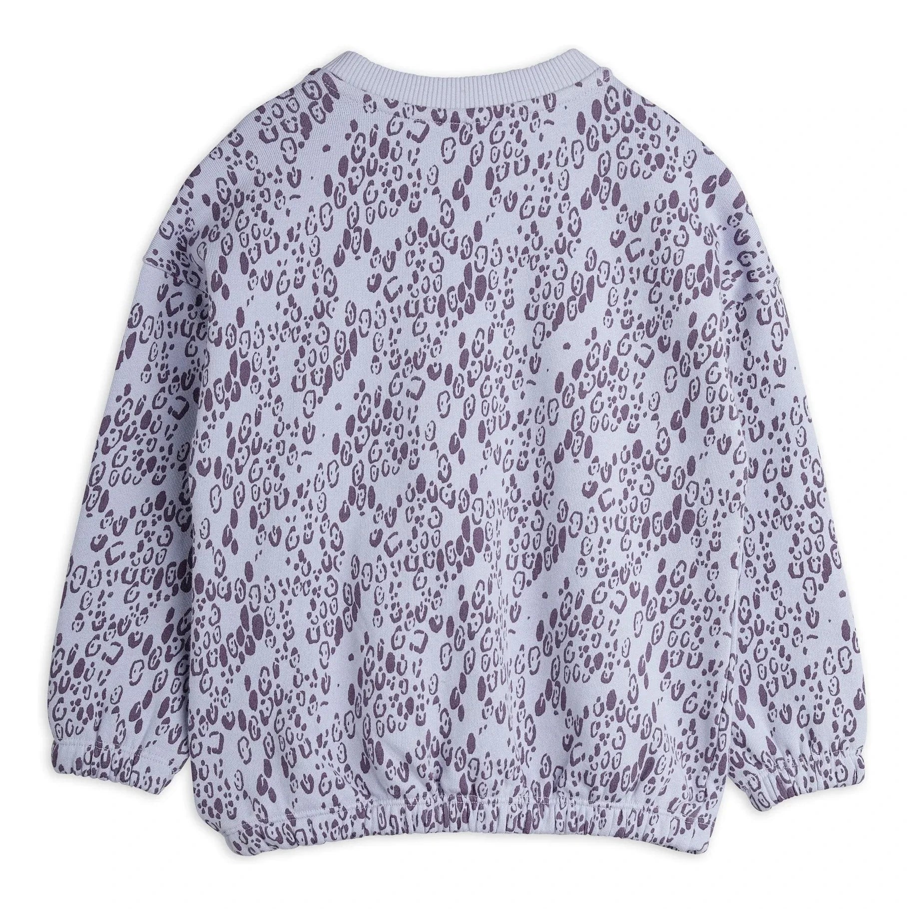 Mini Rodini - Organik pamuk leopar sweatshirt | Lila