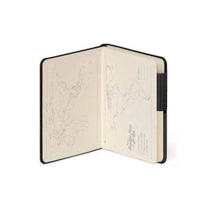 Legami - Defter ile Blank Pages ve Monochrome Yumuşak Kılıf - Black Suit - My Defter
