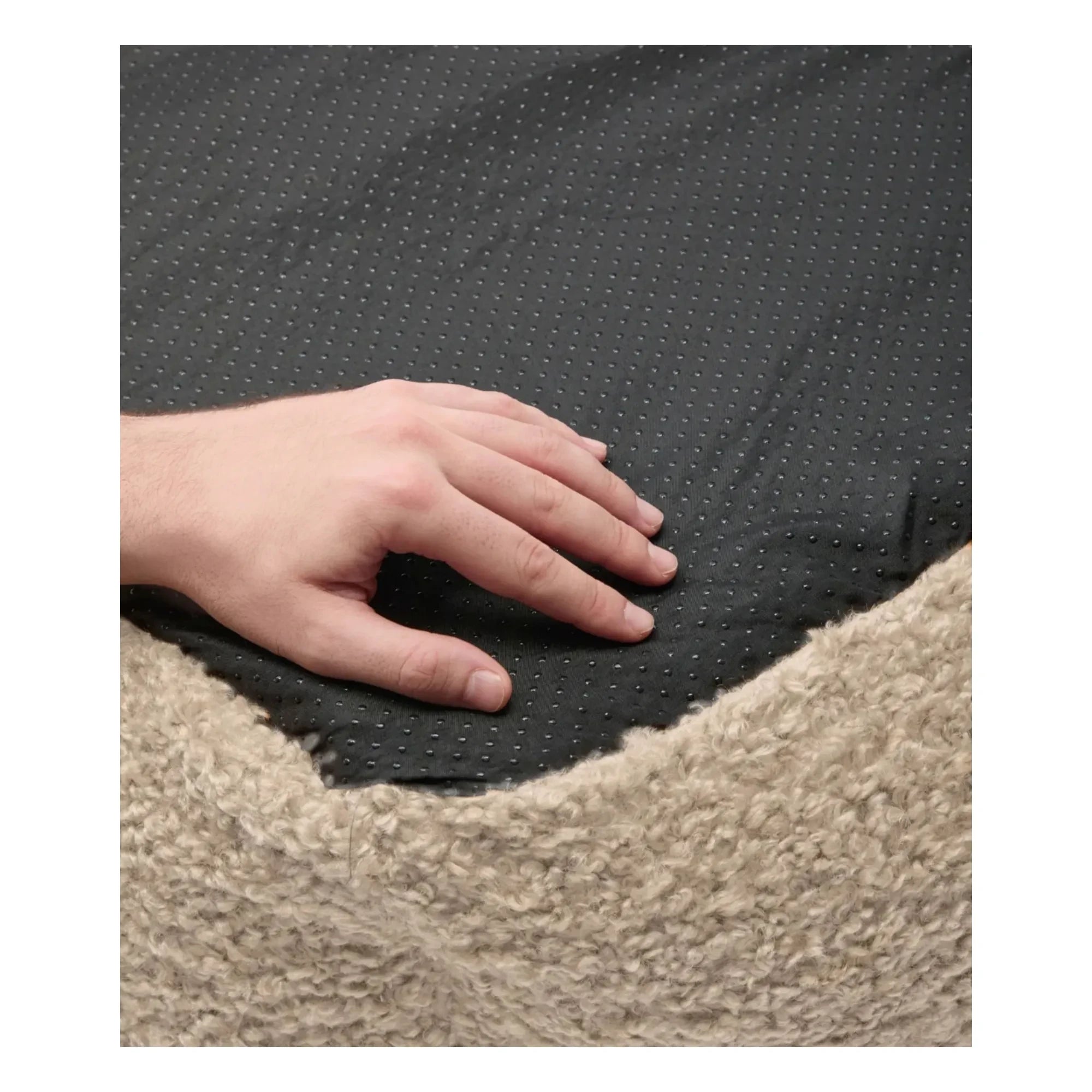 Cafide - Snozy Handtuch Hundebett | Beige