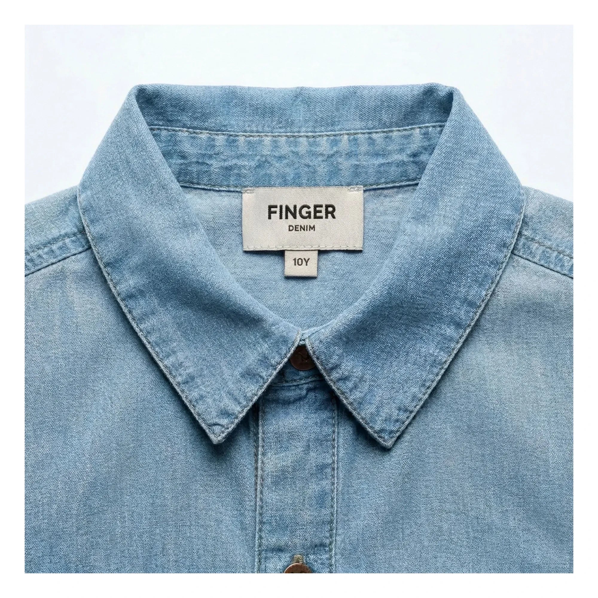Finger in the nose - Ella Kolsuz Denim Gömlek | Gri