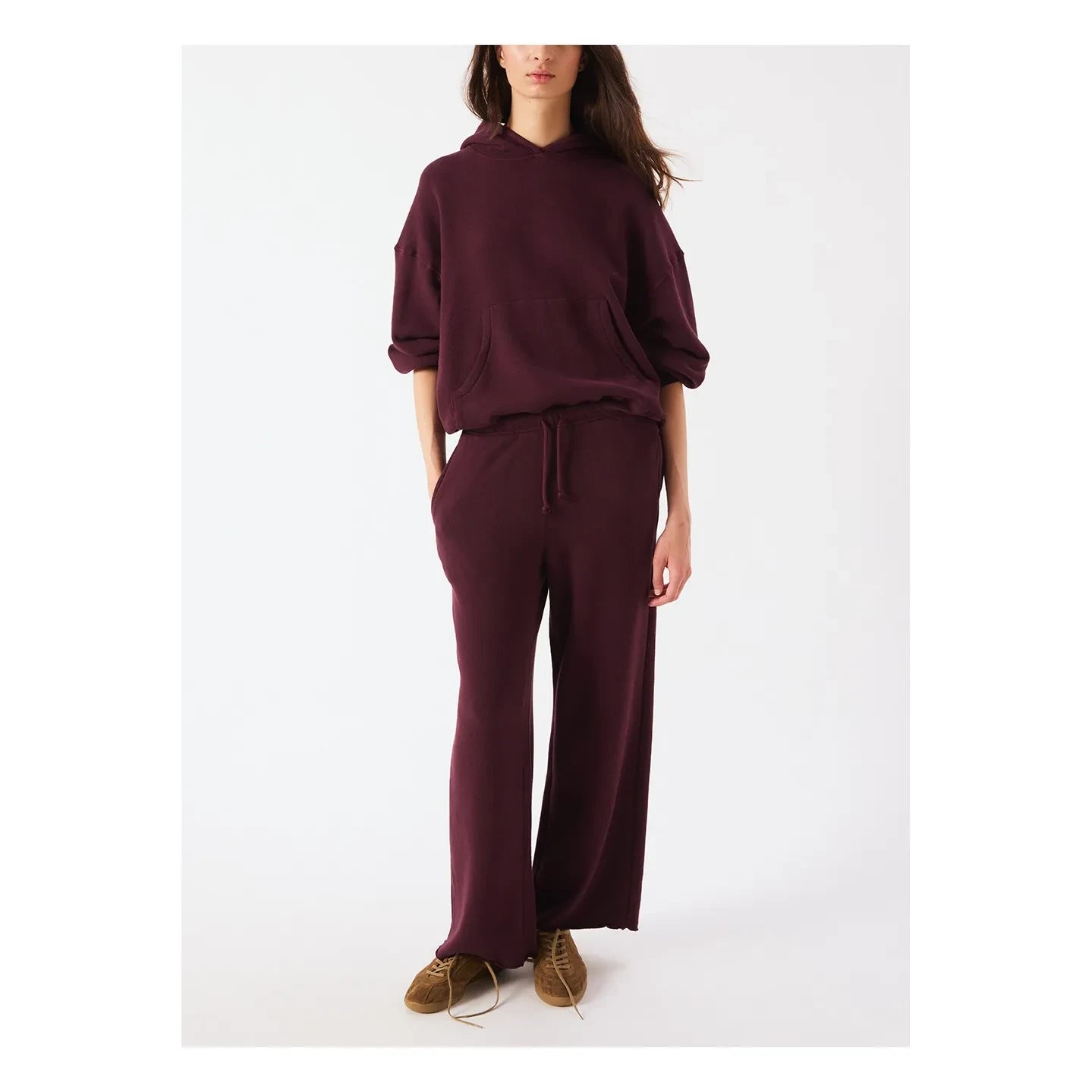 American Vintage - Atubay Pamuklu Jogger Pantolon | Lie de vin