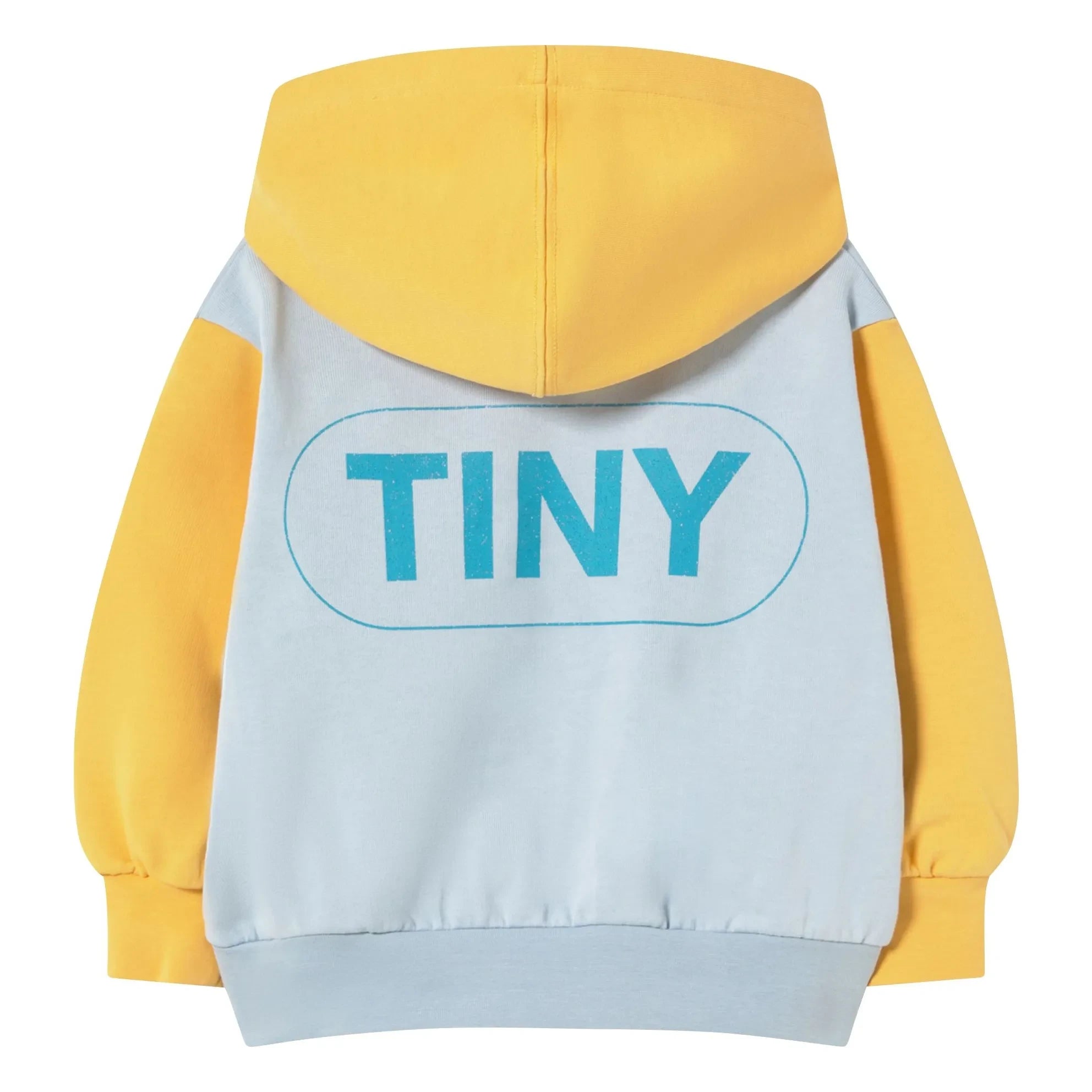 Tinycottons - Hoodie aus Bio-Baumwolle mit Farbblock-Muster | Grün