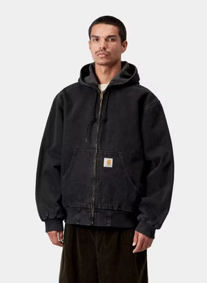 Carhartt WIP - OG Active Jacke mit Kapuze | Schwarz