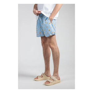Pockies - Mavi Çiçekler boxer şort | Mavi