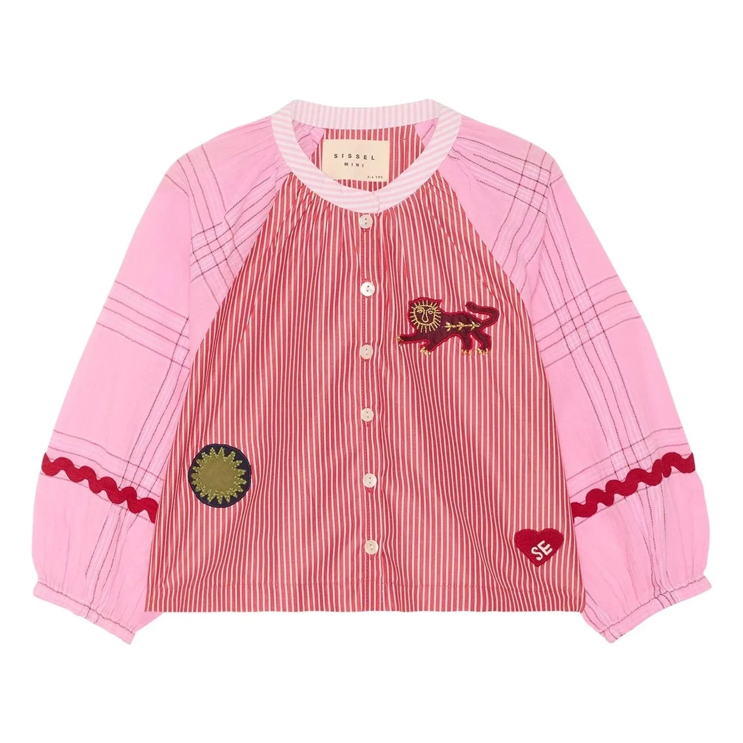 SISSEL EDELBO - Gestreifte Twixie Bluse - Kinderkollektion | Rosa