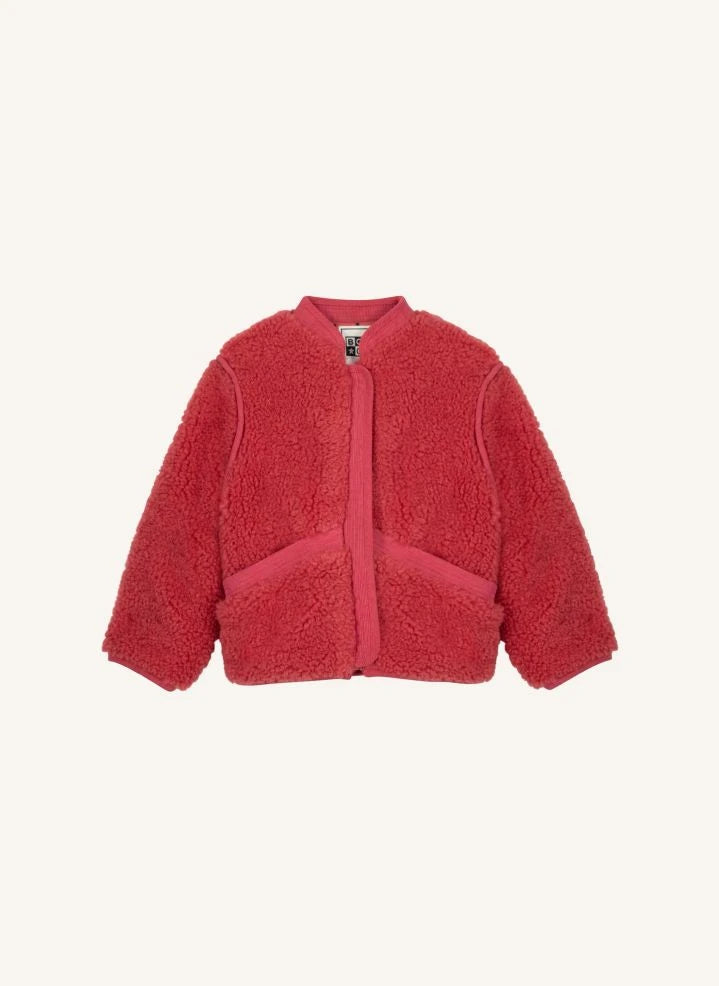 Bonton - Peppa Sherpa ceket | Framboise