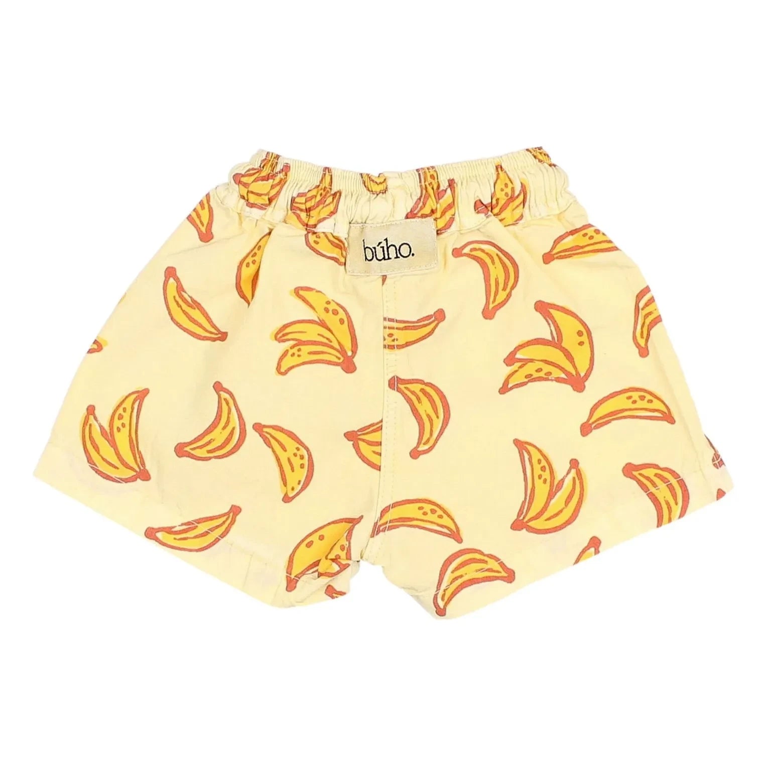Búho - Organic Cotton Banana Pattern Swimsuit Shorts | Yellow