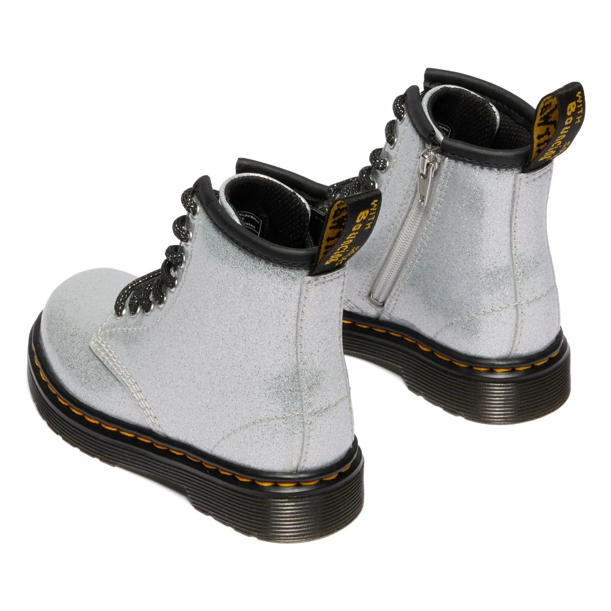 Dr Martens - 1460 J Glitter Çizme | Gümüş