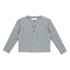 Rylee + Cru - Mini File Geripptes Tanktop | Graublau