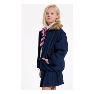 Finger in the nose - Aria Denim Aviator Jacket | Denim gross