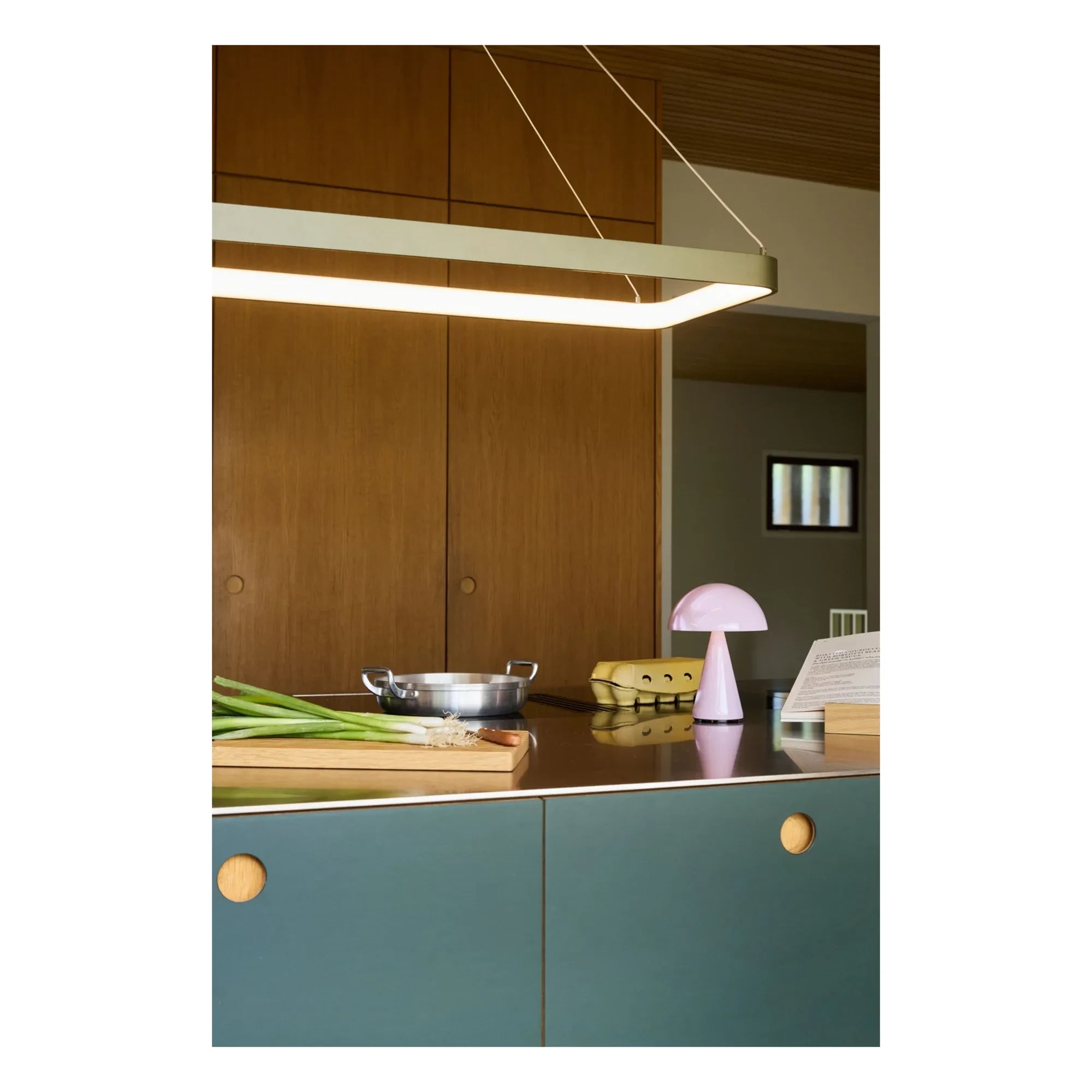 Hübsch - Mush Nomad Lampe | Altrosa