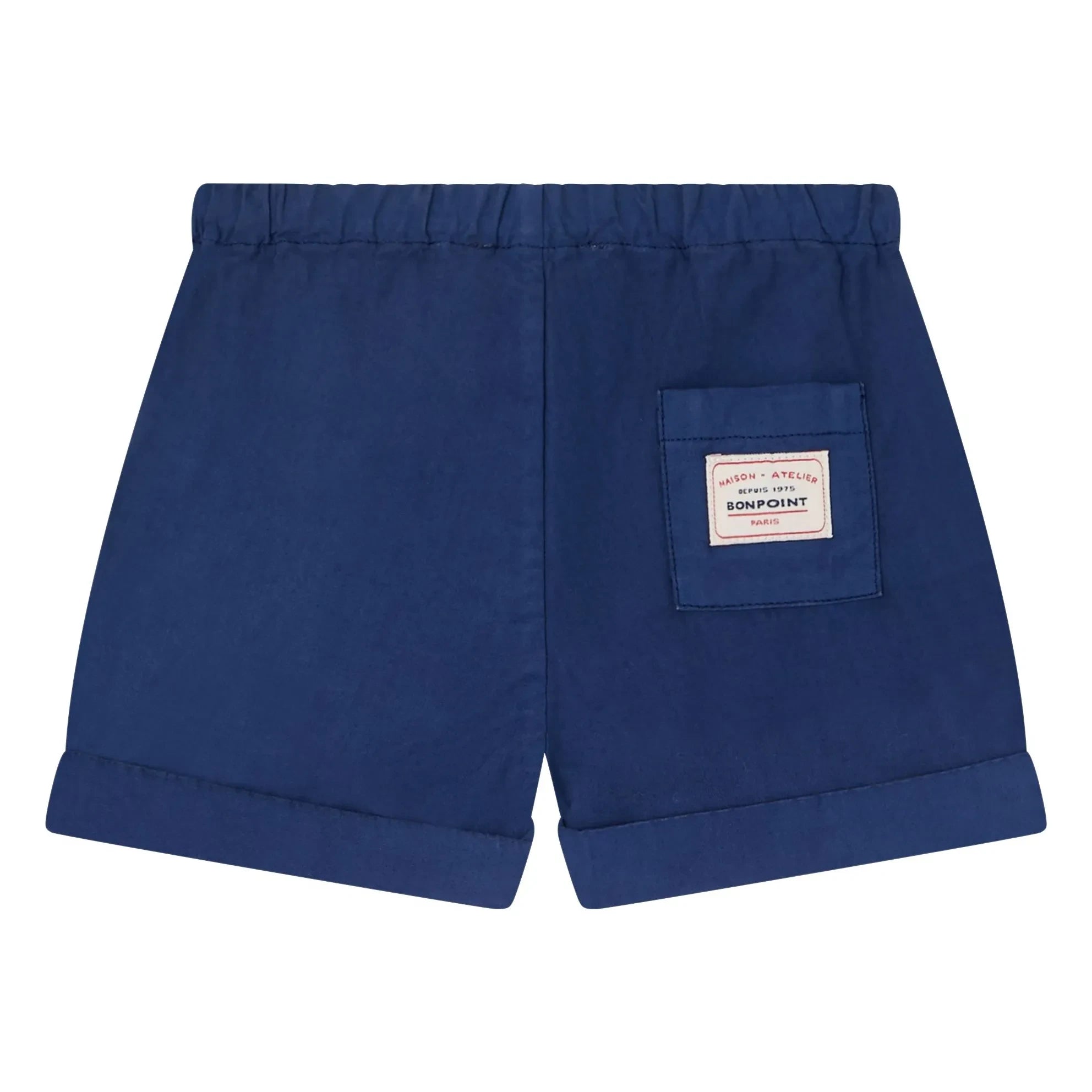 Bonpoint - Ecady Popeline Bio-Baumwollshorts | Marineblau