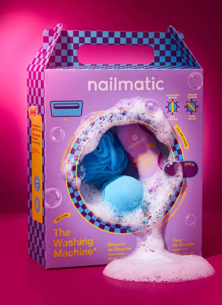 Nailmatic Kids - مجموعة هدايا غسالة الملابس | أرجواني