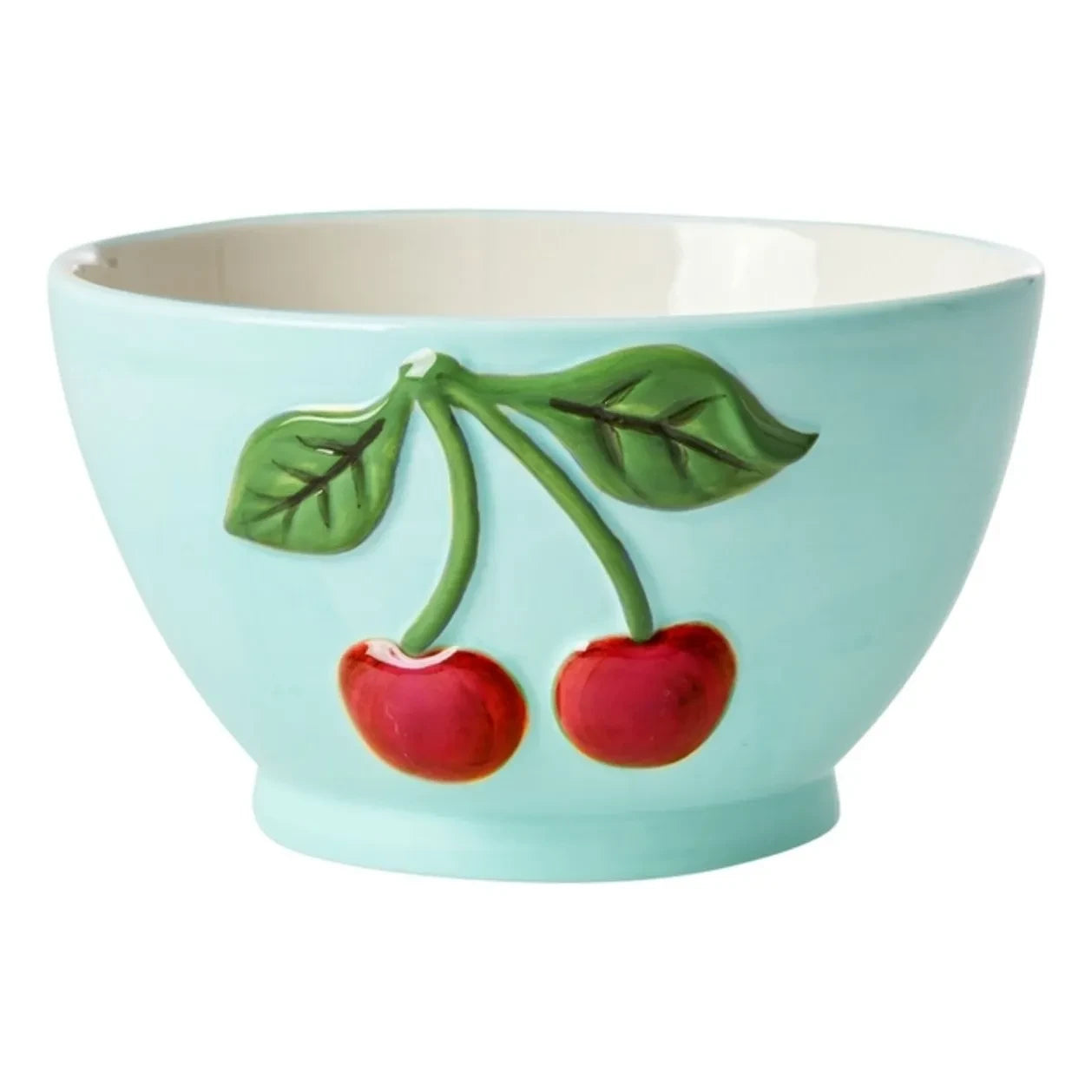 Rice - Cherry Ceramic Bowl | Blue