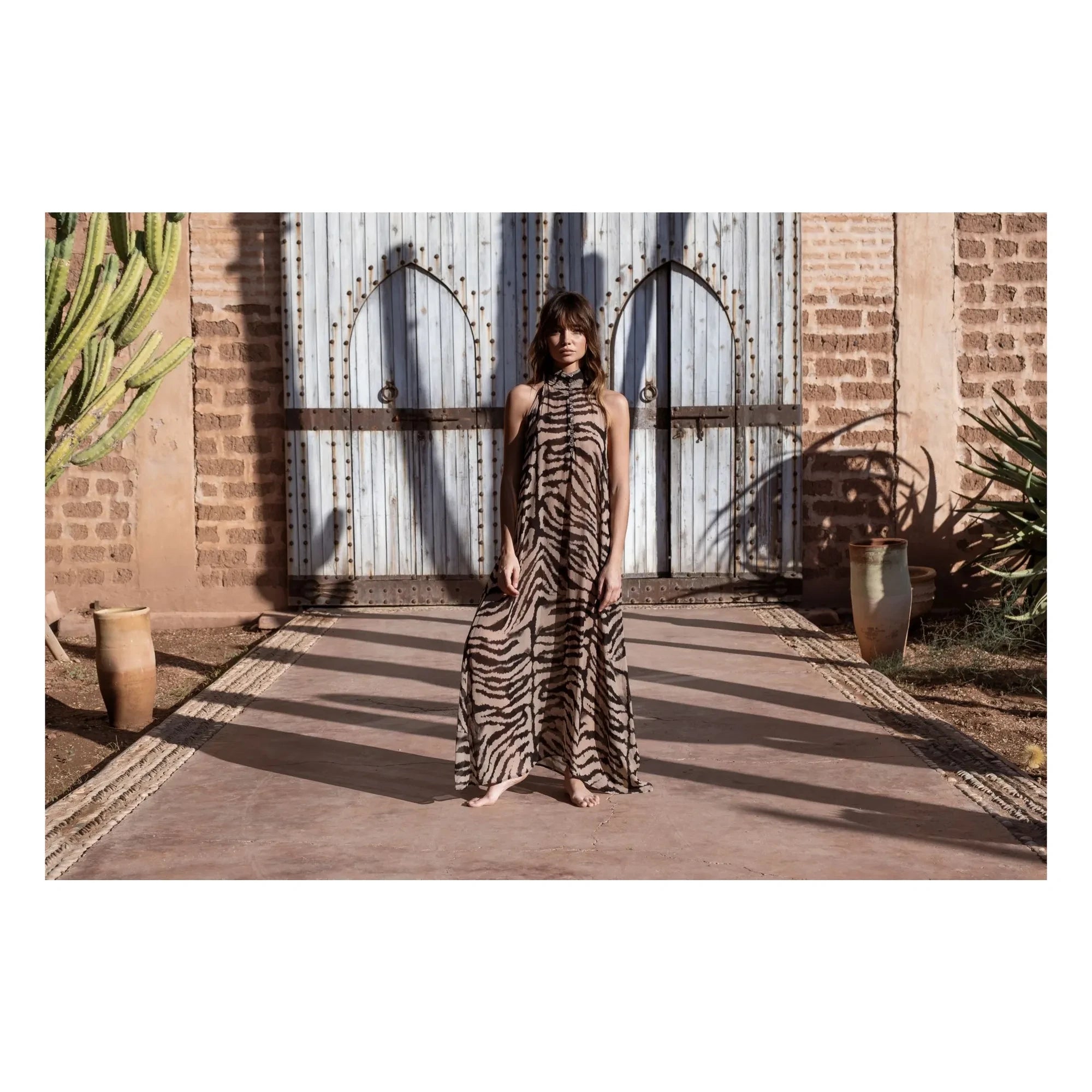 Maison Saint Julien - Mozambique Elbise | Kahverengi