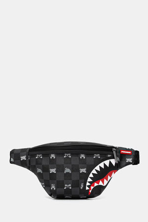 Sprayground - Black Faux Leather Waist Bag 910B8912NSZ