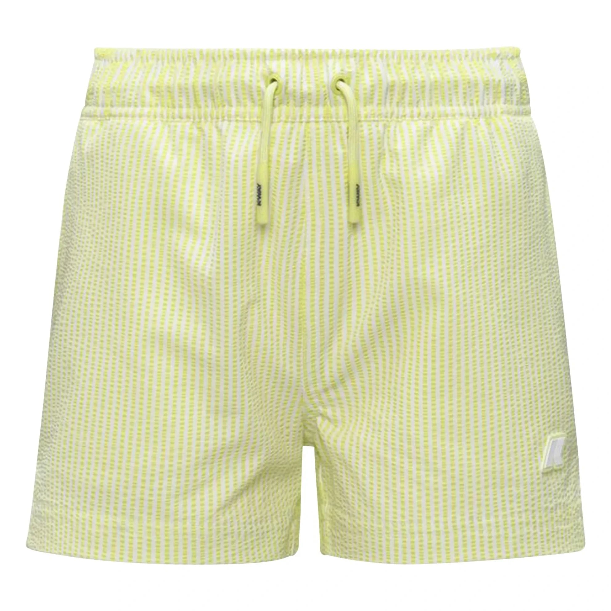 K-way – Badeshorts Hazel Beach gestreift | Gelb