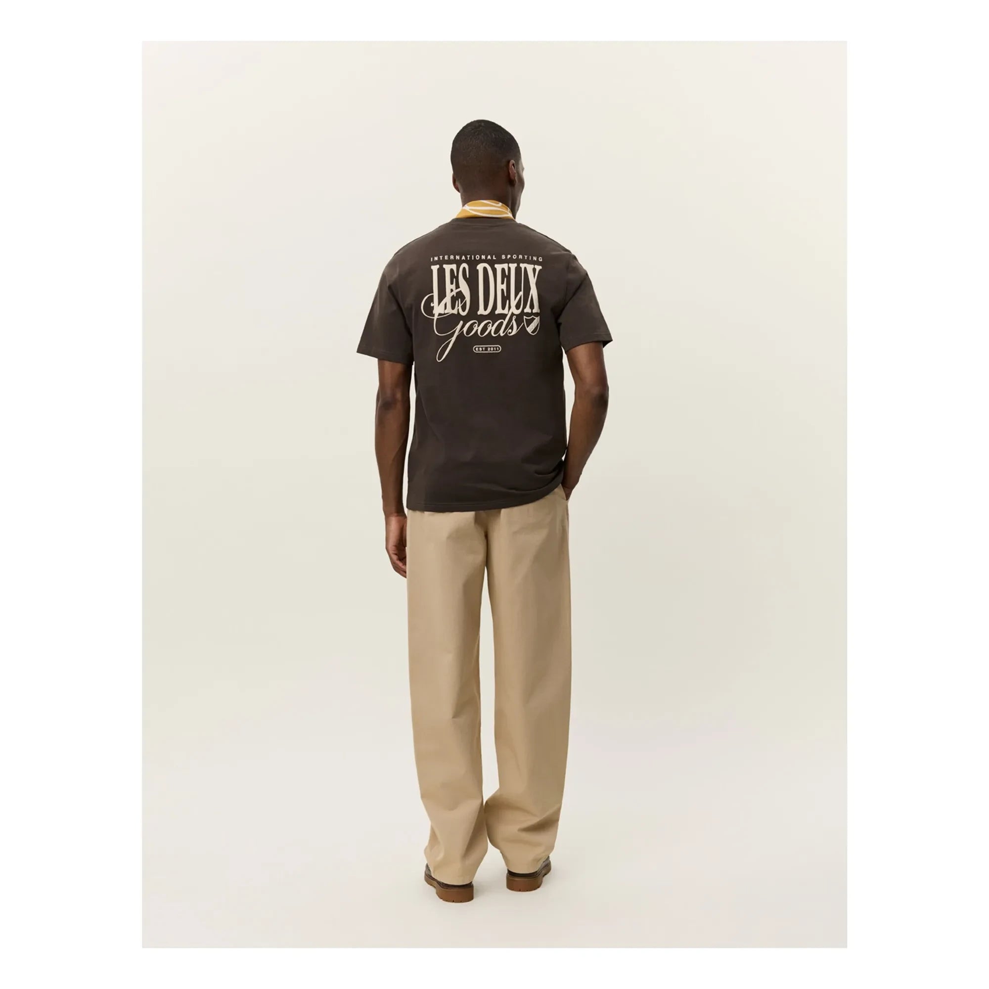 Les Deux - Goods T-Shirt | Kahverengi
