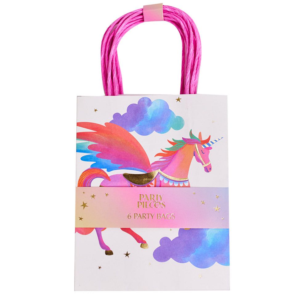 Party Pieces - Unicorn 6lı Hediye Çantası-Dinossi