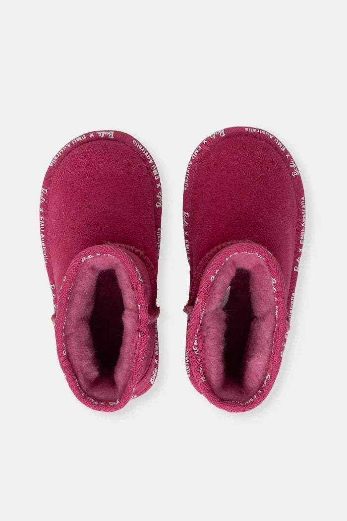 Emu Australia Barbie Wallaby Mini Çocuk Süet Kar Botu