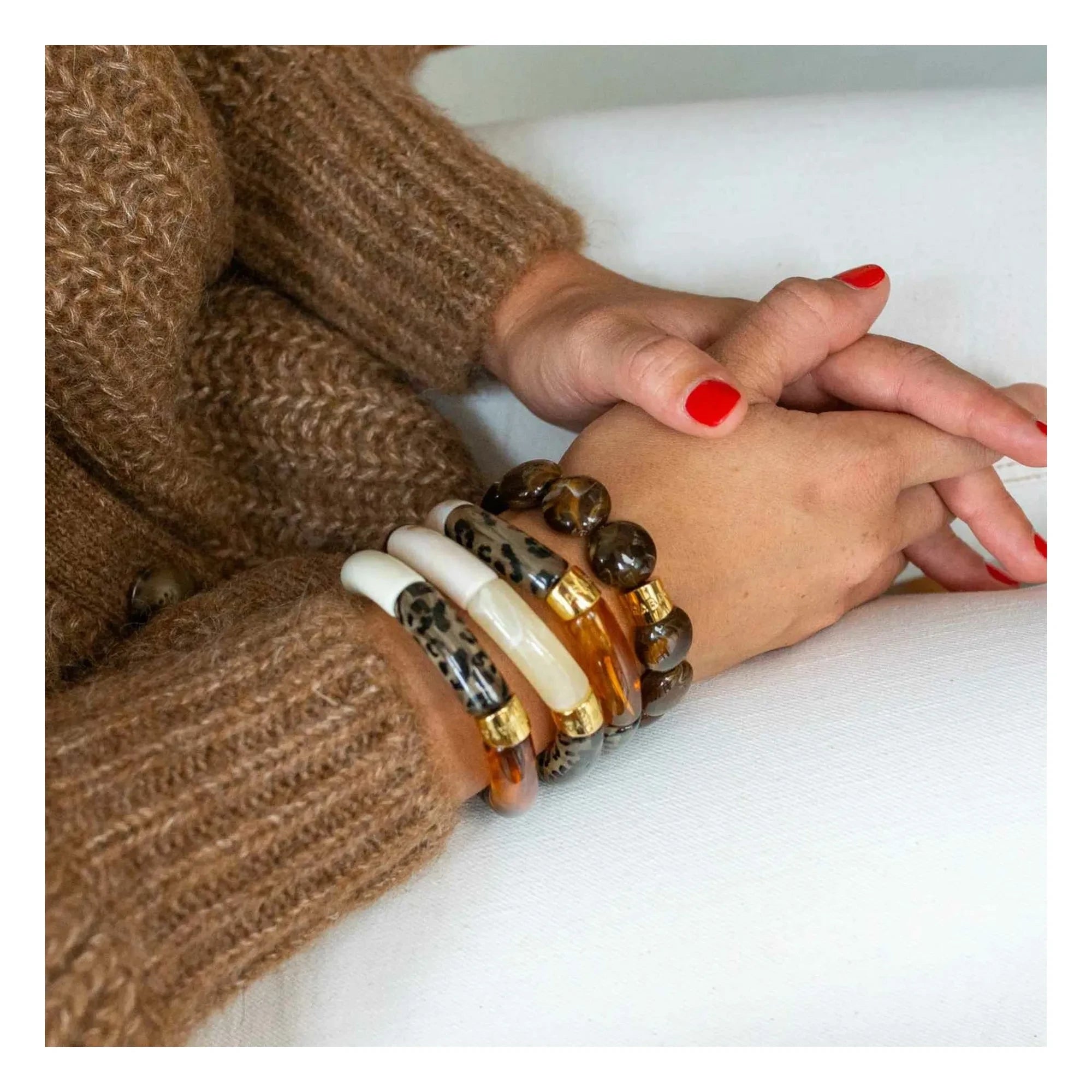 Parabaya - Bombom Feli Haselnussarmband | Hazel