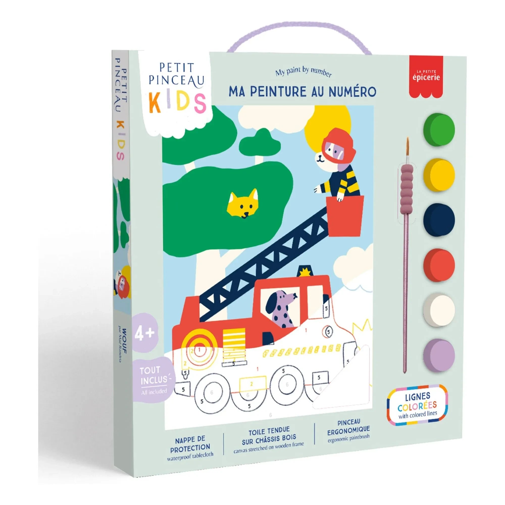 La Petite Épicerie - Number Coloring Book - Wouf