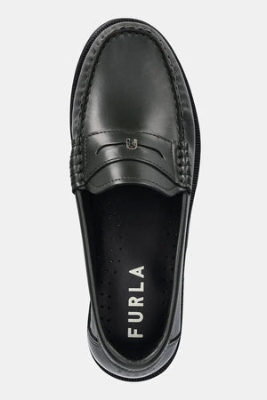 Deri Furla College Loafer Mokasen