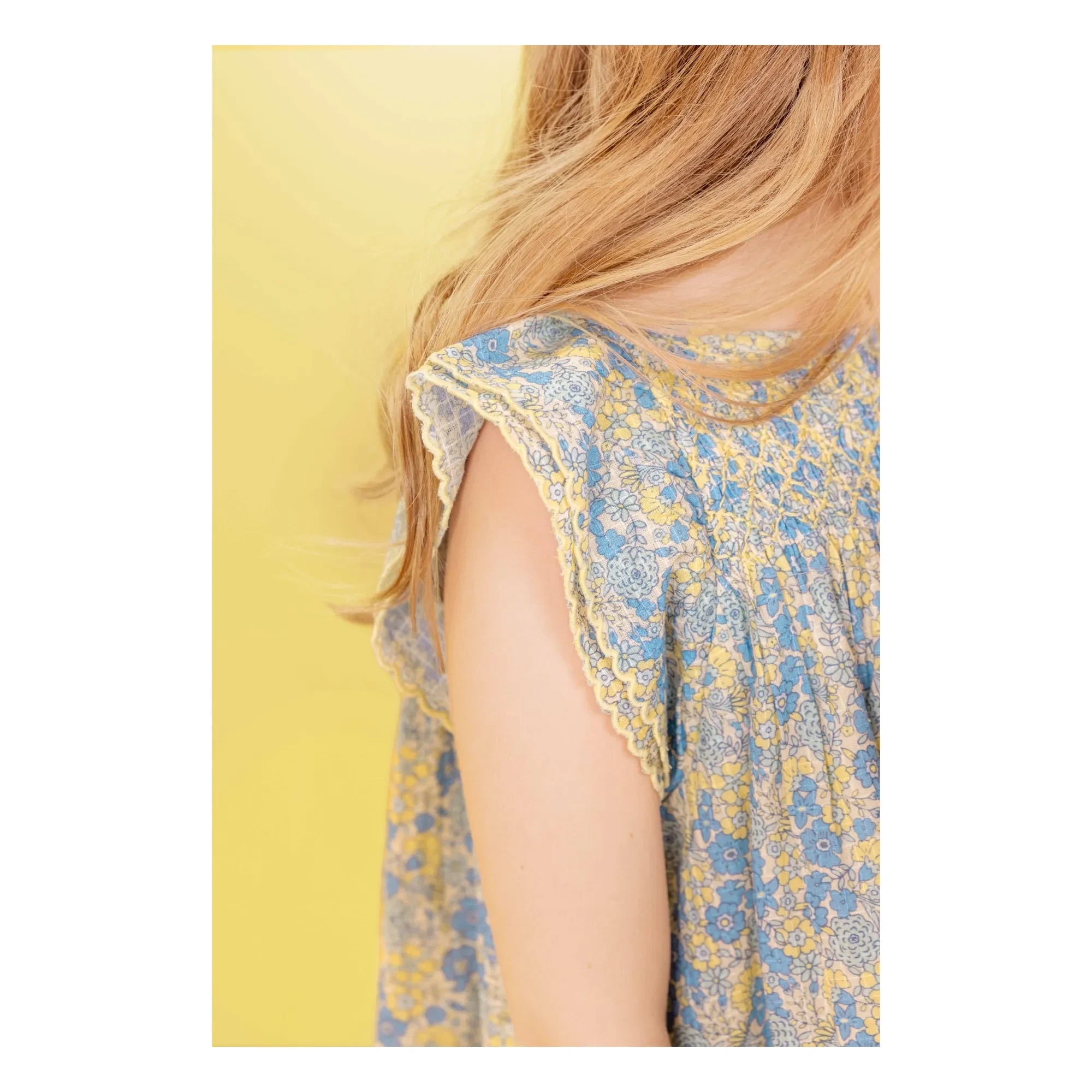 Bonton - Nena Fleurie Elbise | Mavi