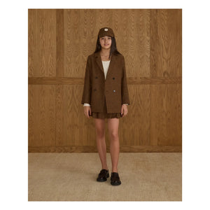 Rylee + Cru - Jacke mit doppelter Knopfleiste | Tabacco