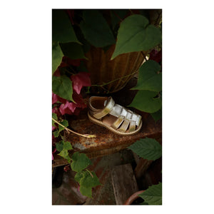 Petit Nord - Classic Scratched Sandals | Silver