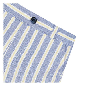Tartine et Chocolat - Gestreifte Baby-Shorts mit Bündchen | Indigoblau