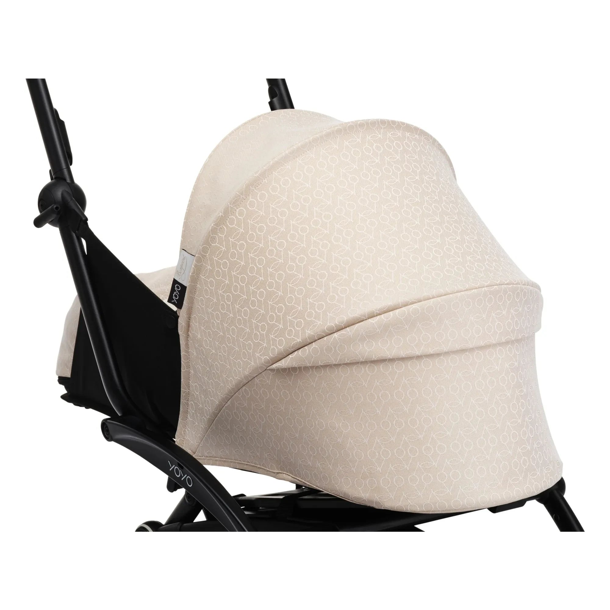 Stokke® - YOYO³ Bonpoint 0+ Newborn Stroller with Black Frame | Beige