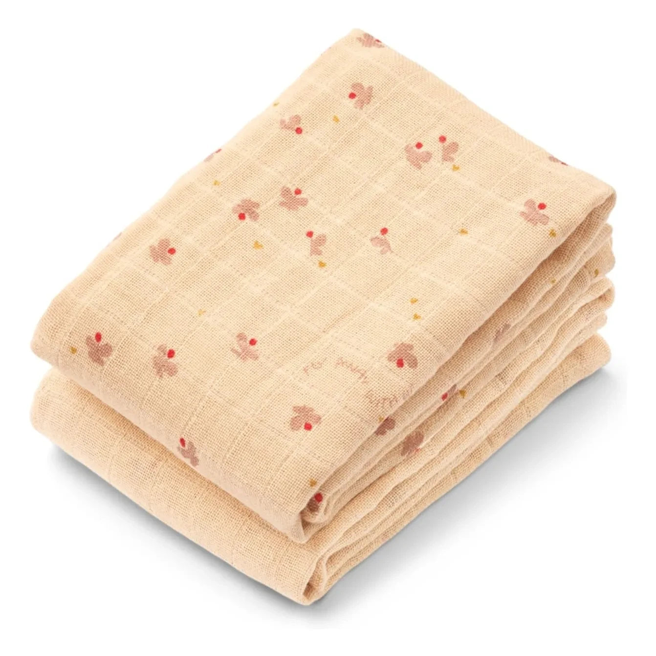 Liewood - Lewis organik pamuklu bezler - 2'li Set | Mini Butterfly/Apple blossom