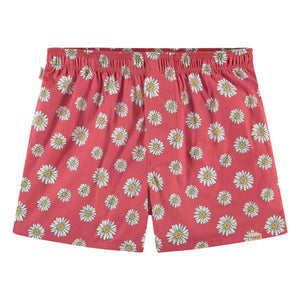 Pockies - Kırmızı Çiçekler boxer şort | Kırmızı