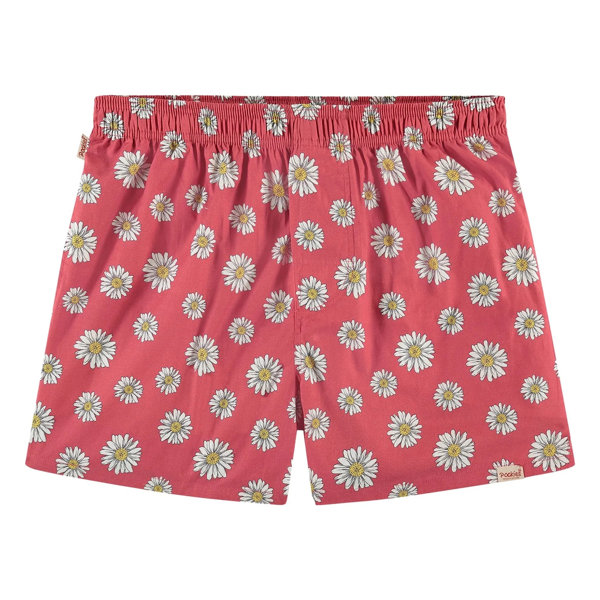 Pockies - Kırmızı Çiçekler boxer şort | Kırmızı