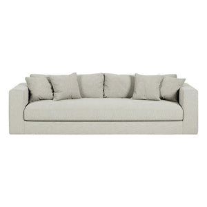 Panac Edition - Bellechasse bouclette 3 kişilik koltuk - 240 cm | Ekru
