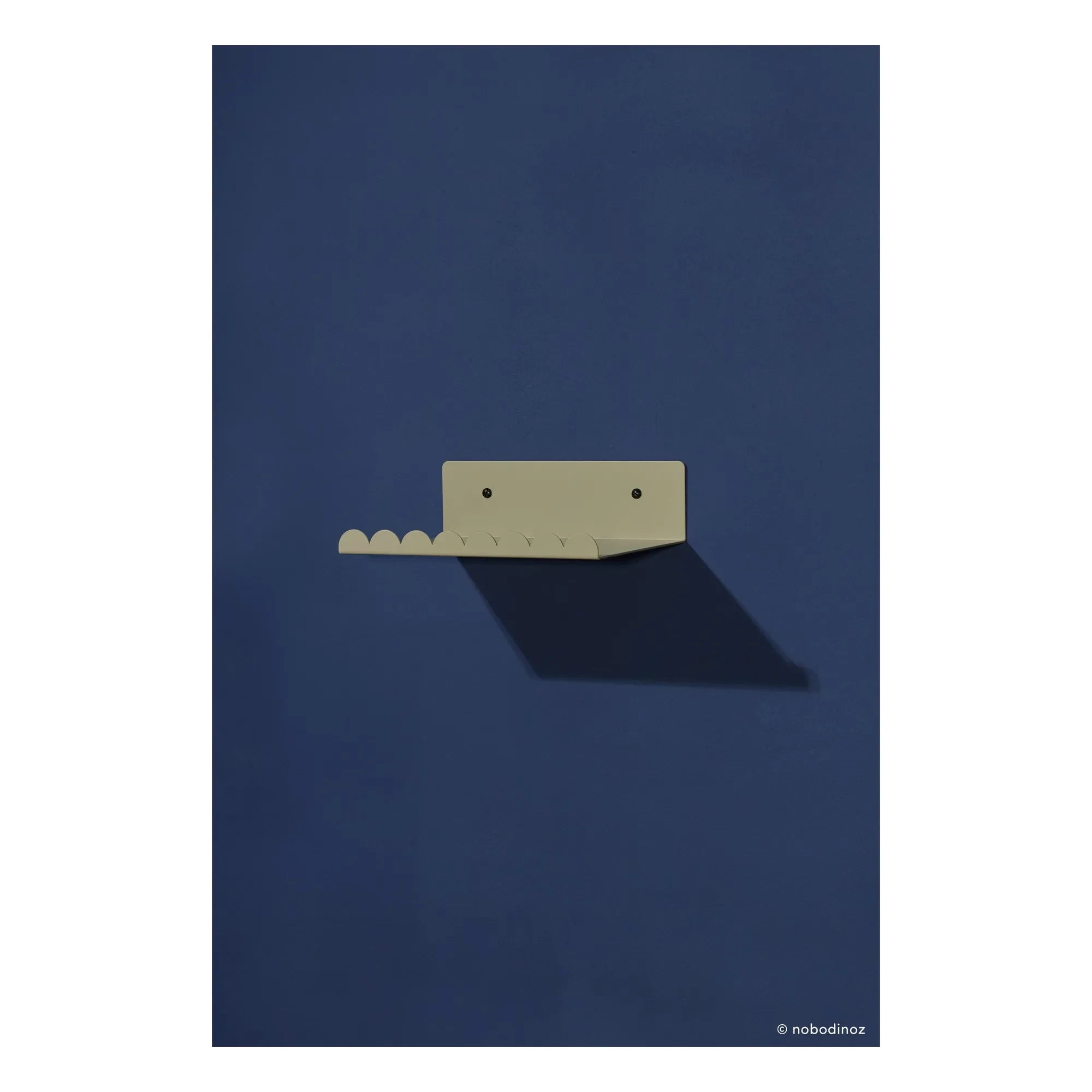 Nobodinoz - Vibes duvar rafı 20x16 cm | Sage